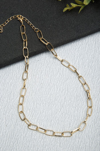 Youbella Men #x27;S And Women #x27;S Gold Plated Chain Gold