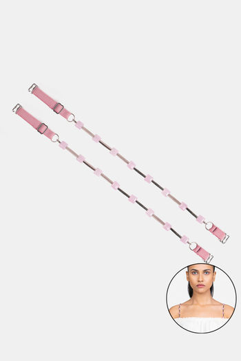Buy Yuvanta Beaded Bra Strap - Baby Pink Beauty at Rs.599 online