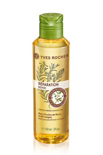 Yves Rocher Hair Repair Oil Multipurpose Flower Oil Bath 200 gm