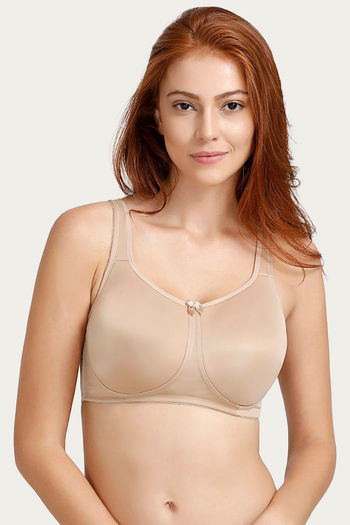 Buy Zivame True Curv Padded Non Wired Full Coverage Super Support Bra -  Mauve at Rs.995 online