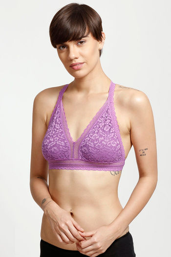 Criss-Cross Bra Lavender