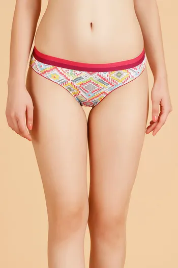 Buy Zivame Cotton Print n Solid Hipster Panty (Pack of 3)- Assorted at  Rs.695 online