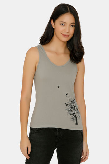 Buy Zalza Teens Organic Cotton No Dig Strap Flat Seams Tank Top 