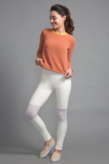Peach Perfect Fx Regular Waist Leggings - Off White - Clothing | Prozis-seedfund.vn