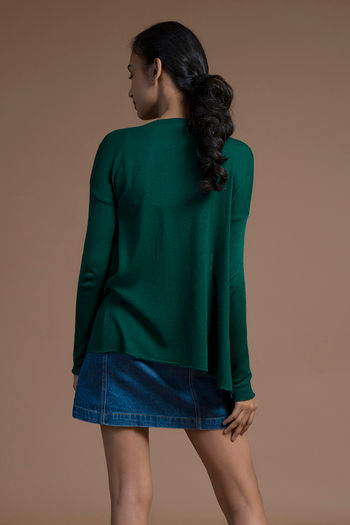 bottle green shrug