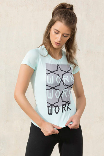 Buy Zelocity Snug Fit T-Shirt - Mint