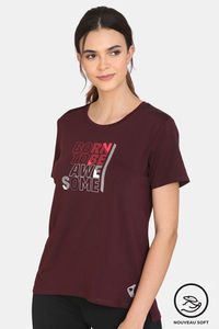 Buy Zelocity Easy Movement Cotton T-Shirt - Fig