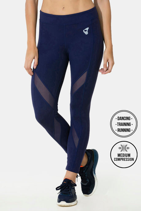 blue leggings workout