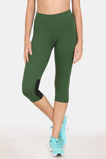 Zelocity High Rise Cotton Capri for Women - Greener Pastures : :  Clothing & Accessories