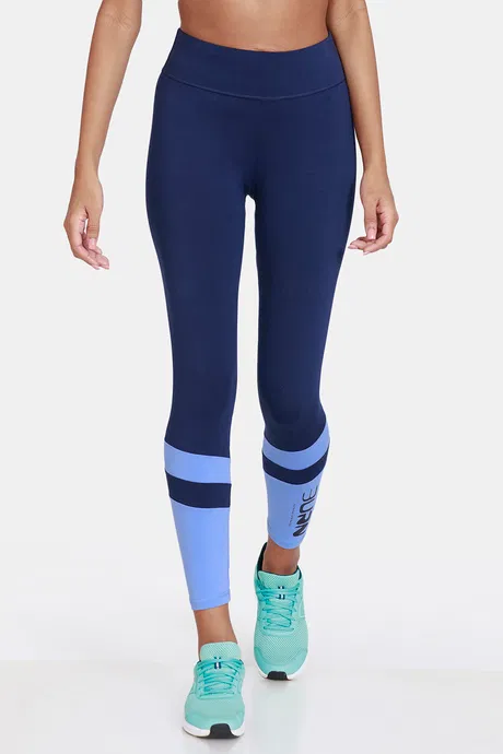 Buy Zelocity High Rise Light Support Leggings - Reflecting Pond at Rs.628  online
