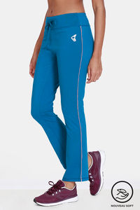 Buy Zelocity Easy Movement Cotton Relaxed Pants - Seaport