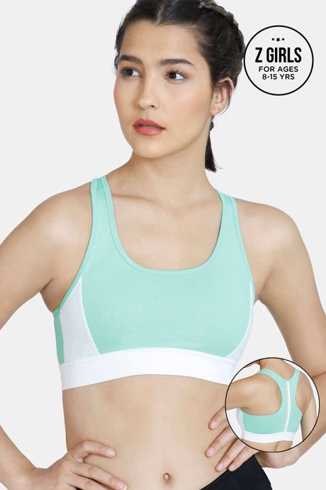 Buy online Beige Solid Sports Bra from lingerie for Women by Zelocity By  Zivame for ₹1299 at 35% off