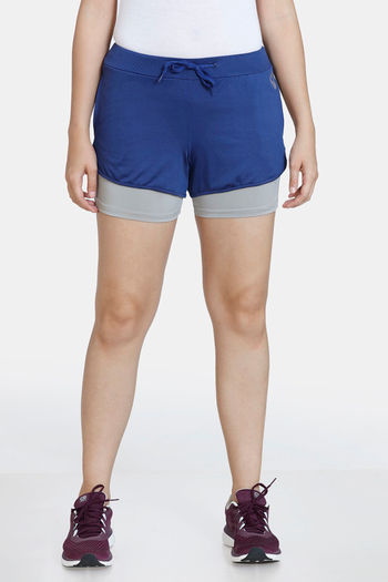 Buy Zelocity Girls Quick Dry Shorts - Medieval Blue