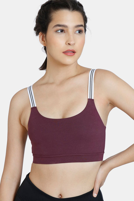Buy Zelocity Girls Sports Bra With Removable Padding - Confetti at Rs.699  online