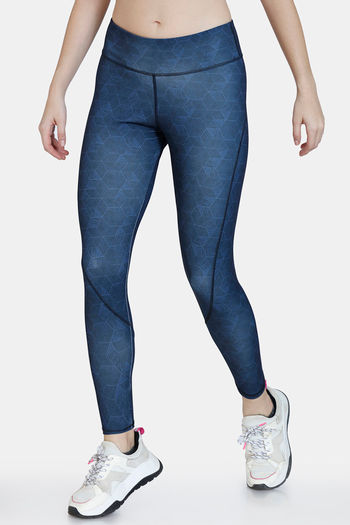 Buy Zelocity High impact Quick Dry Leggings - Anthracite at Rs.898