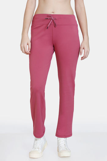 Buy Zelocity Quick Dry Straight Fit Pants - Dry Rose