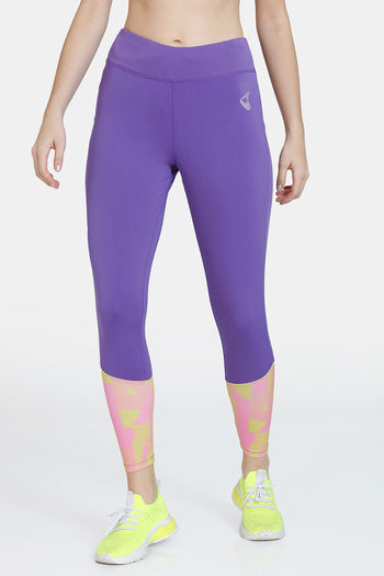Nevera Womens Yoga Pants Shiny High Waist Flex Capris Workout Leggings for Fitness Running 
