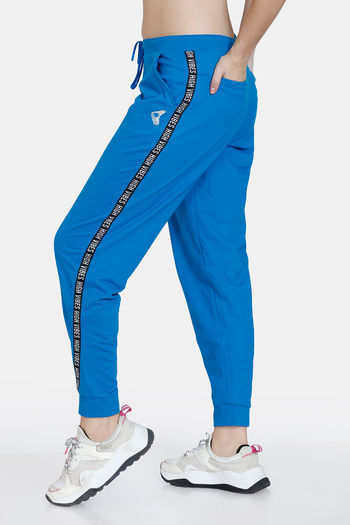 Buy Zelocity Relaxed Fit Cotton Jogger - Mykonos Blue