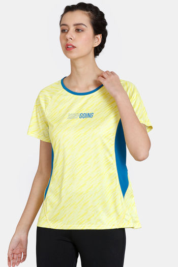 Buy Zelocity Relaxed Quick Dry Top - Yellowtail