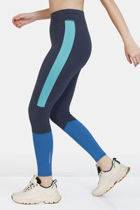 Buy Zelocity High Rise Cotton Rich Leggings - India Ink