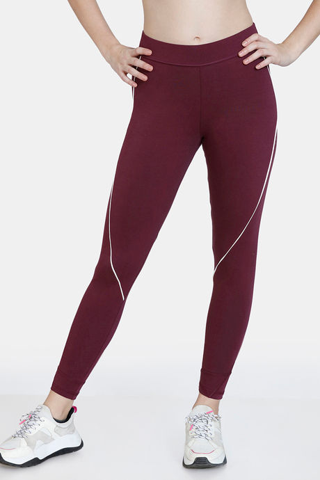 Buy Zelocity High Impact High Rise Quick Dry Leggings - Anthracite at  Rs.798 online