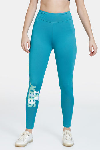 Buy Zelocity High Rise Quick Dry Light Support Leggings - Biscay Bay