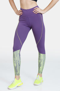 Buy Zelocity Quick Dry High Quality Stretch Leggings - Gentian Violet