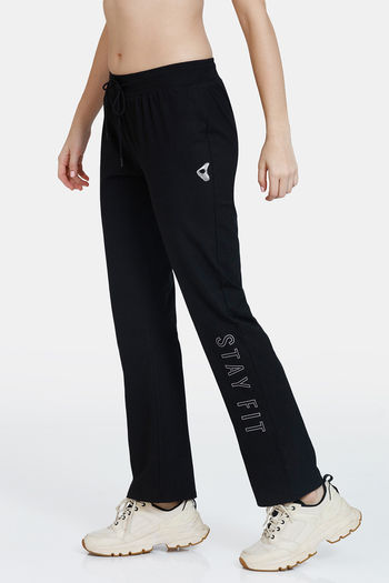Buy Zelocity by Zivame Women Printed Regular Fit Sports Track Pants | Find  the Best Price Online in India