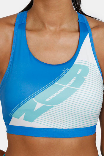 Buy Zelocity Quick Dry Sports Bra With Removable Padding - Lapis Blue at  Rs.848 online