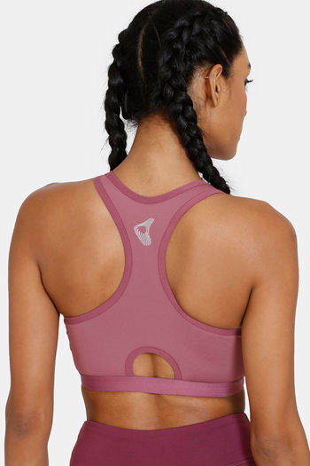Buy Zelocity Sports Bra With Removable Padding - Orange Pepper at Rs.748  online