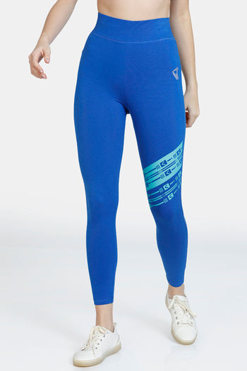 Buy Zelocity Quick Dry High Quality Stretch Leggings - Lapis Blue