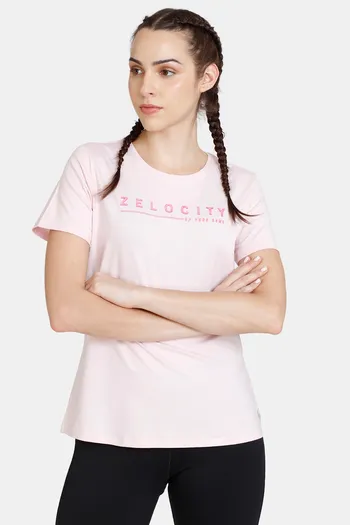 Buy Zelocity Relaxed Cotton Top - Cherry Blossom
