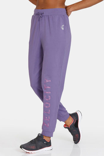 Buy Zelocity Mid Rise Light Stretch Joggers - Twilight Purple at Rs.848  online