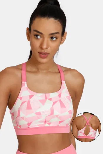 Buy Zelocity Quick Dry Sports Bra With Removable Padding - Dry