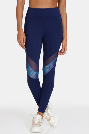 Mid-Rise Elevate Printed Go-Dry Performance Leggings for Girls, Old Navy
