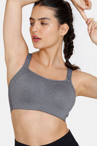 Buy Amour Secret High Impact Padded Sports Bra - Wine at Rs.700 online