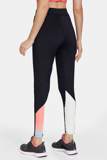 Buy Zelocity Mid Rise Quick Dry Light Support Leggings - Anthracite at  Rs.718 online