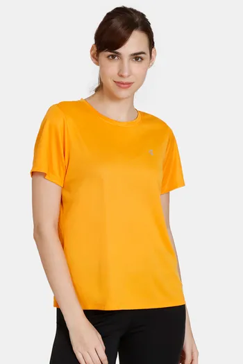 Buy Zelocity Relaxed Quick Dry Top - Apricot