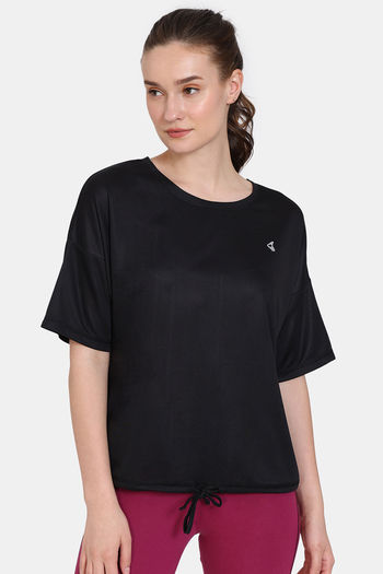 Buy Zelocity Quick Dry Relaxed Top - Anthracite