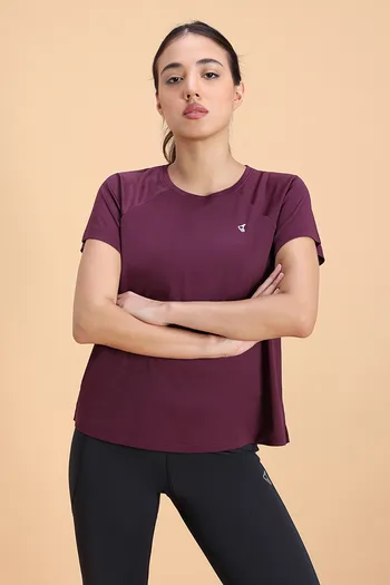 Buy Zelocity Relaxed Quick Dry Top - Fig