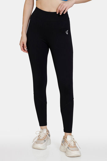 Buy Zelocity Mid Rise Light Support Leggings - Anthracite at Rs.673 online