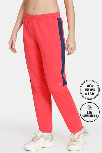 Buy Zelocity All Dry Yoga Relaxed Pants - Hibiscus