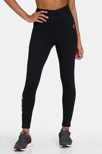 Buy Zelocity High Rise Quick Dry Leggings - Bright Cobalt at Rs