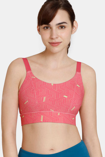 Buy Zelocity High Impact Quick Dry Sports Bra - Rapture Rose