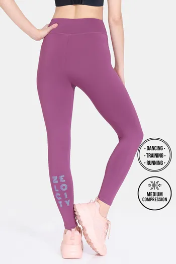 Buy Zelocity Quick Dry Gym Leggings - Amethyst