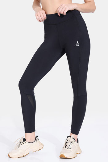 Women's Flex Mid Rise Leggings Black | Women's Leggings | George Fisher UK