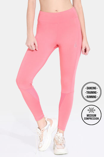 Zelocity Quick Dry Gym Leggings - Tea Rose