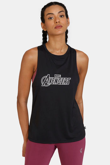 Buy Zelocity Marvel Relaxed Quick Dry Tank Top - Anthracite
