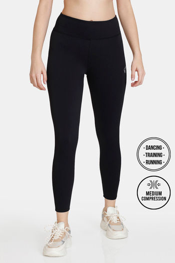 Zelocity Quick Dry Training Leggings - Jet Black