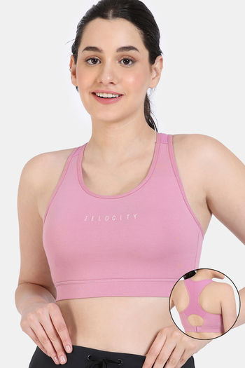 Zelocity Sports Bra With Removable Padding - Bright Cobalt